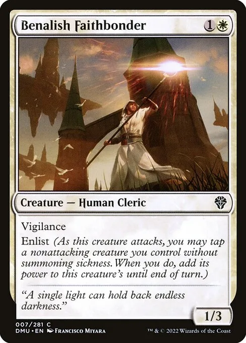 Benalish Faithbonder · Dominaria United 7/453