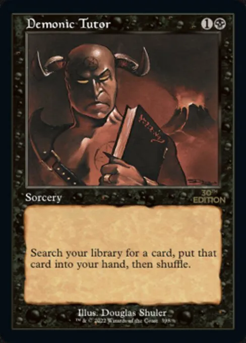Demonic Tutor · 30th Anniversary Edition 398/594