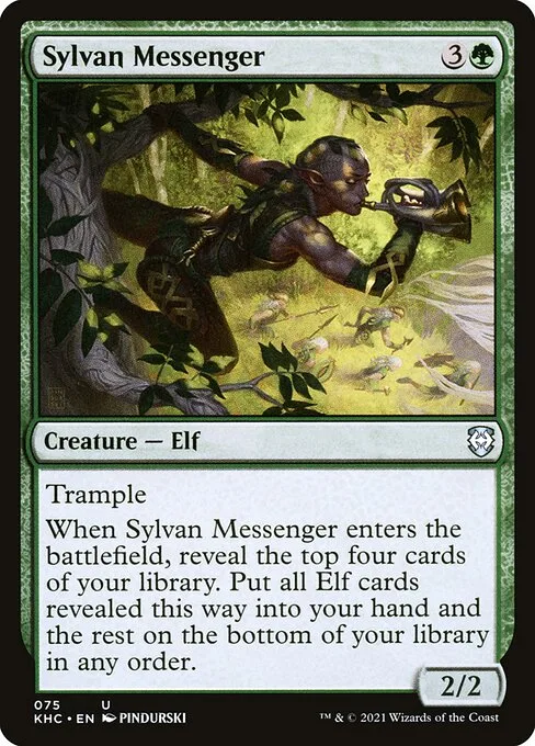 Sylvan Messenger · Kaldheim Commander 75/119