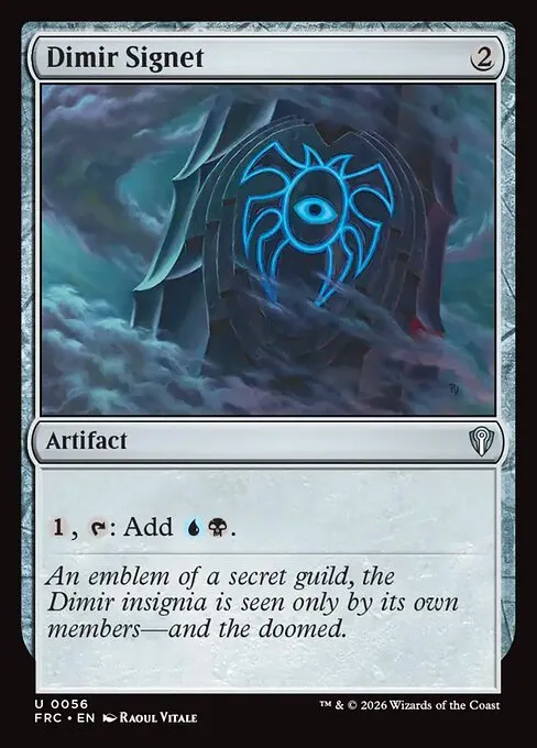 Dimir Signet · Reality Fracture Commander 56/2