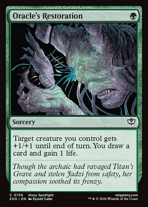 Oracle's Restoration · Secrets of Strixhaven 156/368