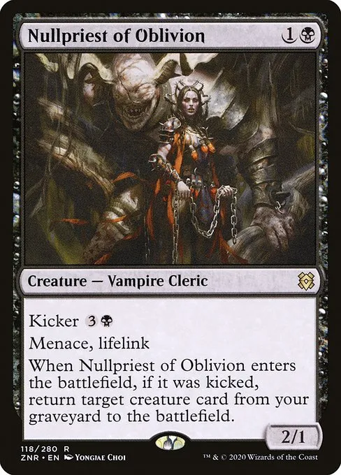 Nullpriest of Oblivion · Zendikar Rising 118/407