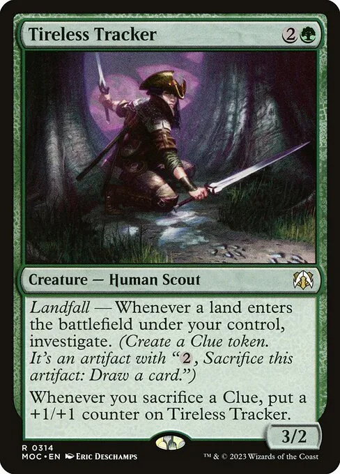 Tireless Tracker · March of the Machine Commander 314/450