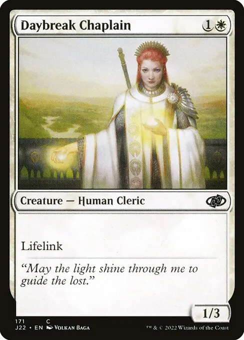 Daybreak Chaplain · Jumpstart 2022 171/835