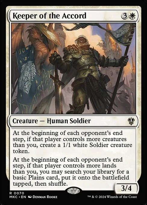 Keeper of the Accord · Murders at Karlov Manor Commander 70/358
