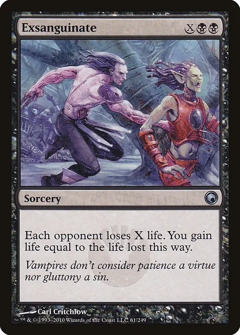 Exsanguinate · Scars of Mirrodin 61/249
