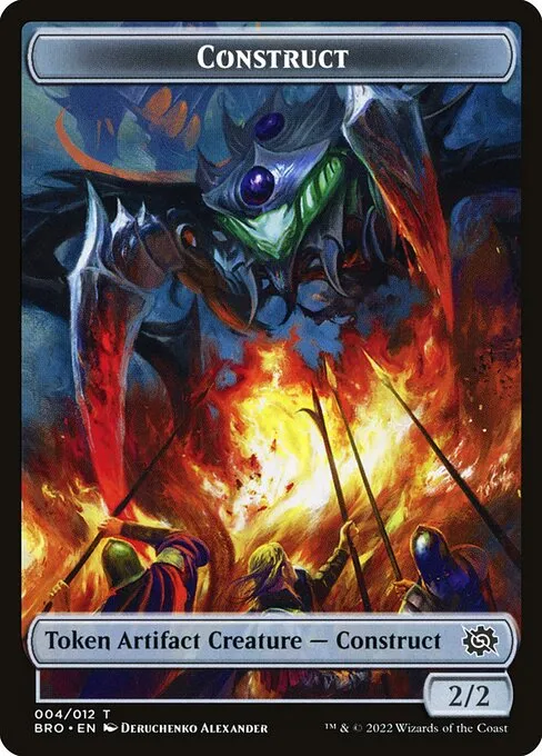 Construct · The Brothers' War Tokens 4/12