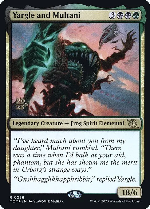 Yargle and Multani · March of the Machine Promos 256s/144