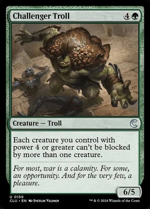 Challenger Troll · Ravnica: Clue Edition 159/284