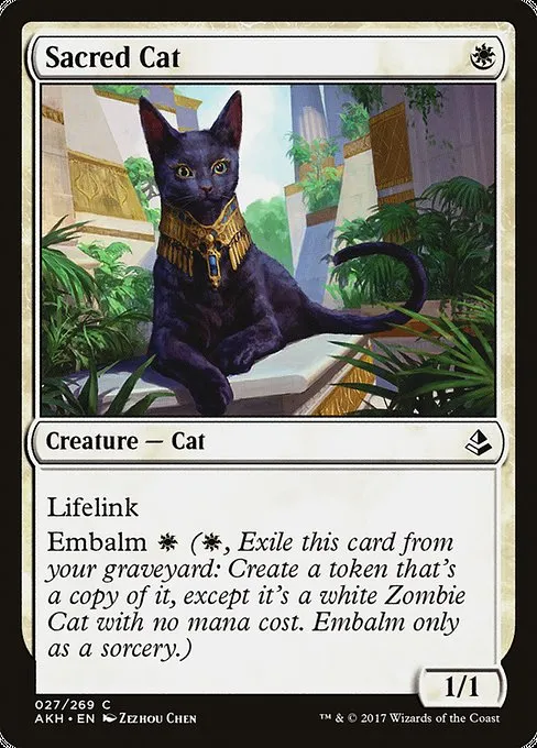 Sacred Cat · Amonkhet 27/287