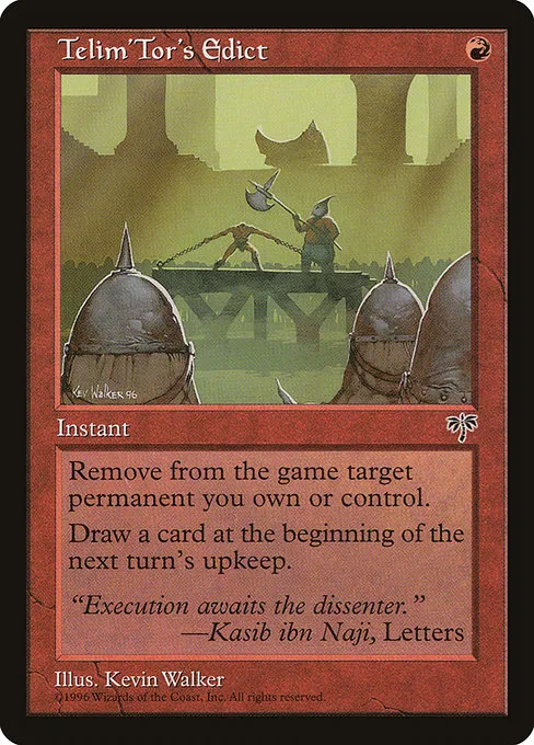 Telim'Tor's Edict · Mirage 198/353