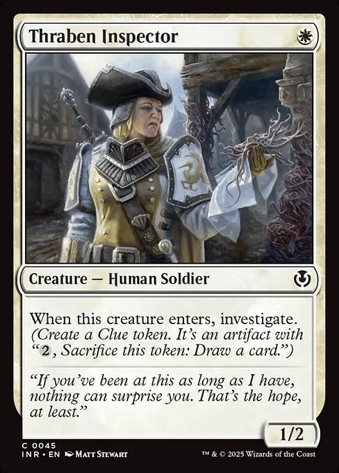 Thraben Inspector · Innistrad Remastered 45/495