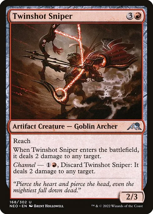 Twinshot Sniper · Kamigawa: Neon Dynasty 168/531