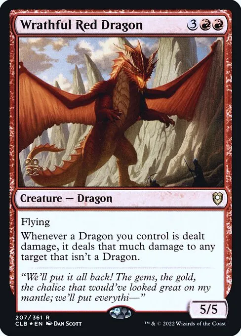 Wrathful Red Dragon · Battle for Baldur's Gate Promos 207s/104