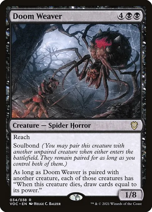 Doom Weaver · Crimson Vow Commander 34/188