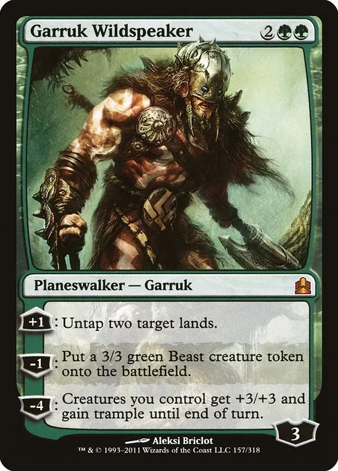 Garruk Wildspeaker · Commander 2011 157/318