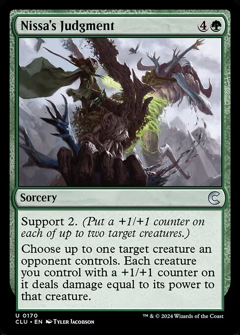 Nissa's Judgment · Ravnica: Clue Edition 170/284