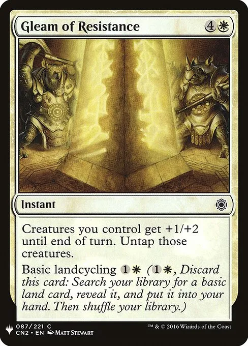 Gleam of Resistance · The List CN2-87/5050