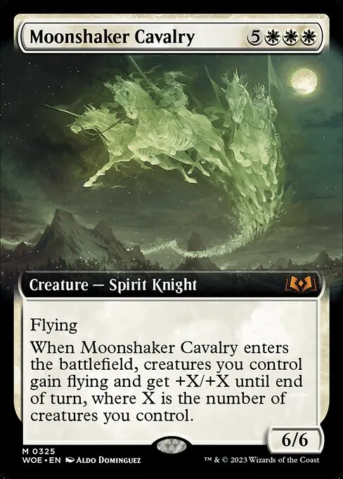 Moonshaker Cavalry · Wilds of Eldraine 325/381
