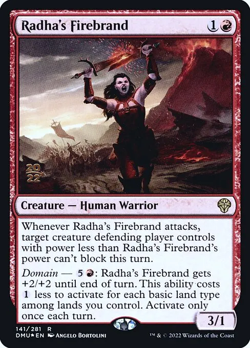 Radha's Firebrand · Dominaria United Promos 141s/161