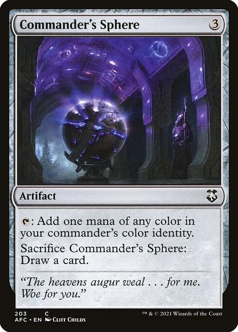 Commander's Sphere · Forgotten Realms Commander 203/331