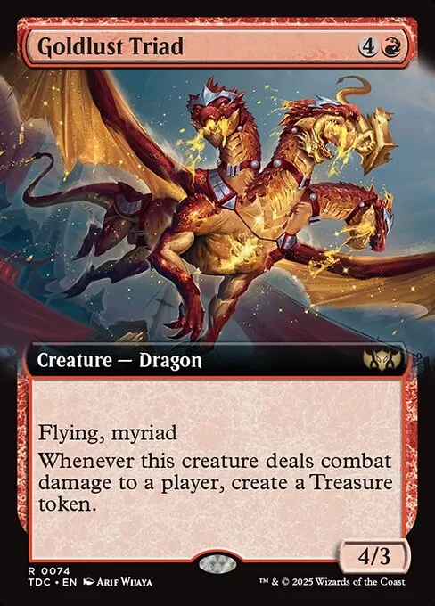 Goldlust Triad · Tarkir: Dragonstorm Commander 74/413
