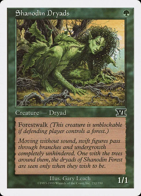 Shanodin Dryads · Classic Sixth Edition 252/351