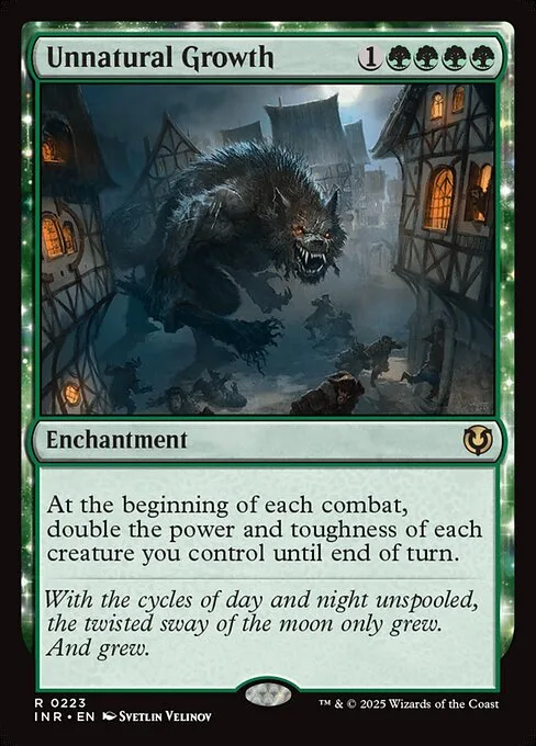 Unnatural Growth · Innistrad Remastered 223/495