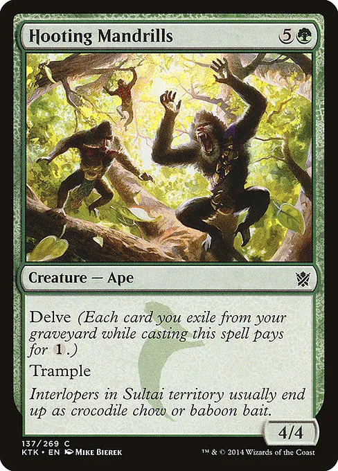 Hooting Mandrills · Khans of Tarkir 137/293