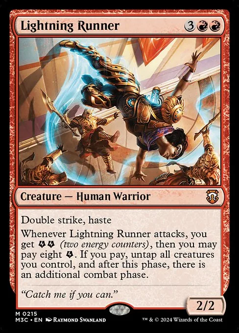 Lightning Runner · Modern Horizons 3 Commander 215/398