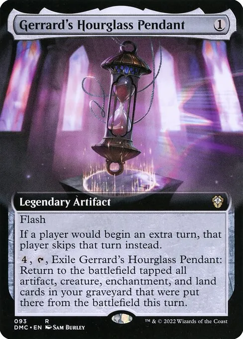 Gerrard's Hourglass Pendant · Dominaria United Commander 93/240