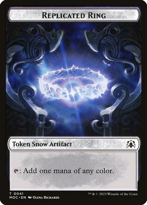 Replicated Ring · March of the Machine Commander Tokens 41/46