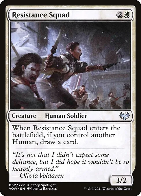 Resistance Squad · Innistrad: Crimson Vow 32/423
