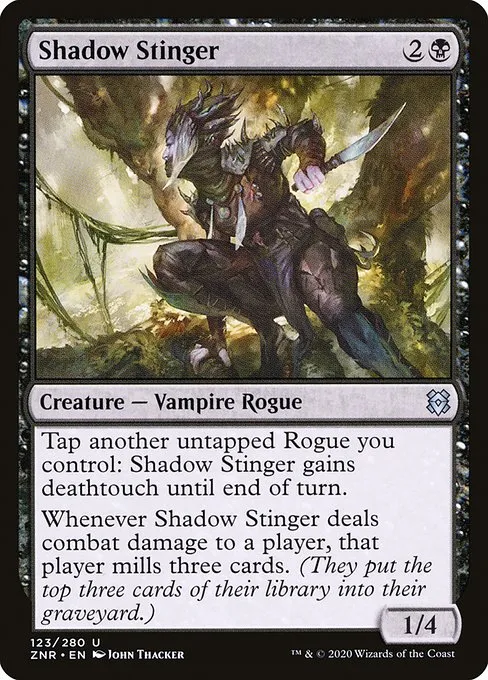 Shadow Stinger · Zendikar Rising 123/407