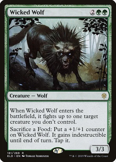 Wicked Wolf · Throne of Eldraine 181/398