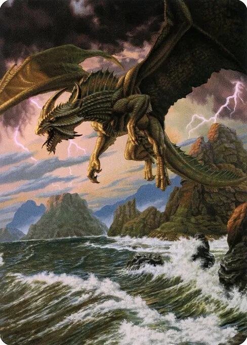 Ancient Bronze Dragon // Ancient Bronze Dragon · Battle for Baldur's Gate Art Series 3/81