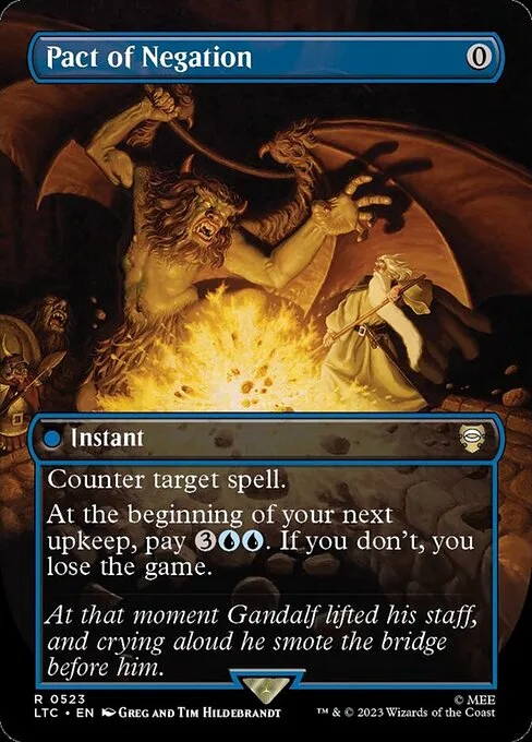 Pact of Negation · Tales of Middle-earth Commander 523/591