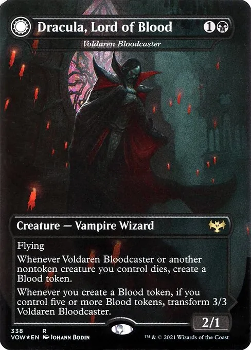Voldaren Bloodcaster // Bloodbat Summoner · Innistrad: Crimson Vow 338/423