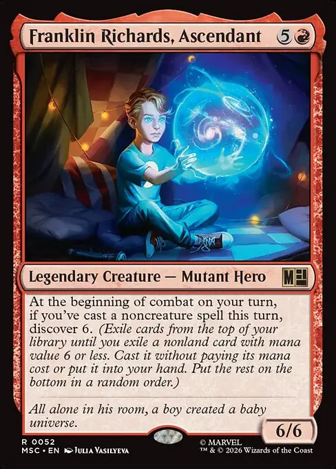 Franklin Richards, Ascendant · Marvel Super Heroes Commander 52/9