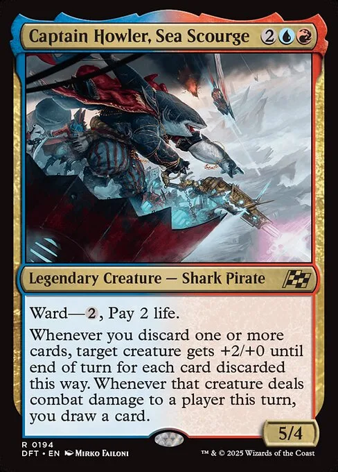 Captain Howler, Sea Scourge · Aetherdrift 194/553