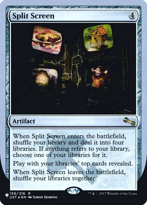Split Screen · The List (Unfinity Foil Edition) 60/62