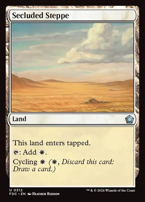 Secluded Steppe · Foundations Commander 312/3