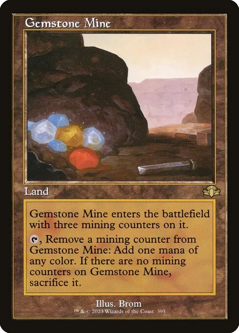 Gemstone Mine · Dominaria Remastered 395/457