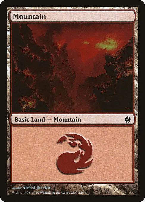 Mountain · Premium Deck Series: Fire and Lightning 32/34