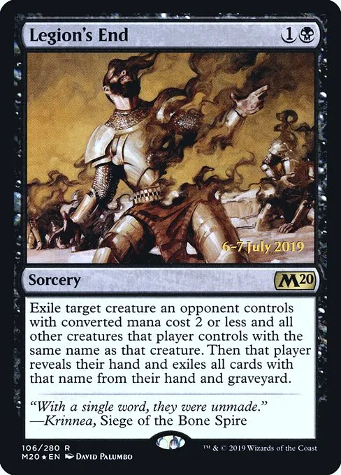 Legion's End · Core Set 2020 Promos 106s/144
