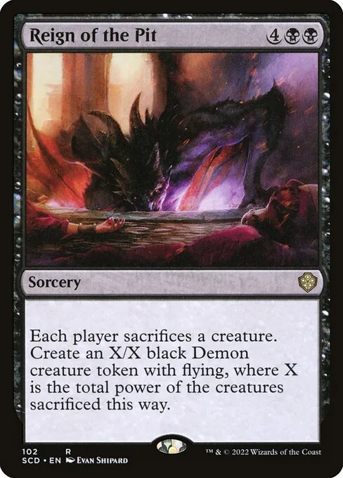 Reign of the Pit · Starter Commander Decks 102/352
