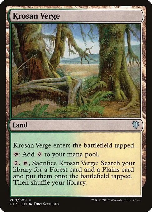 Krosan Verge · Commander 2017 260/309