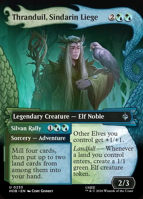 Thranduil, Sindarin Liege // Silvan Rally · The Hobbit 233/39