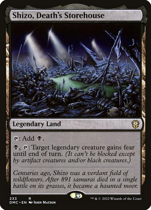 Shizo, Death's Storehouse · Dominaria United Commander 233/240