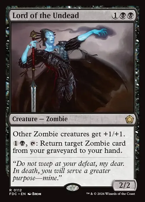 Lord of the Undead · Foundations Commander 112/3